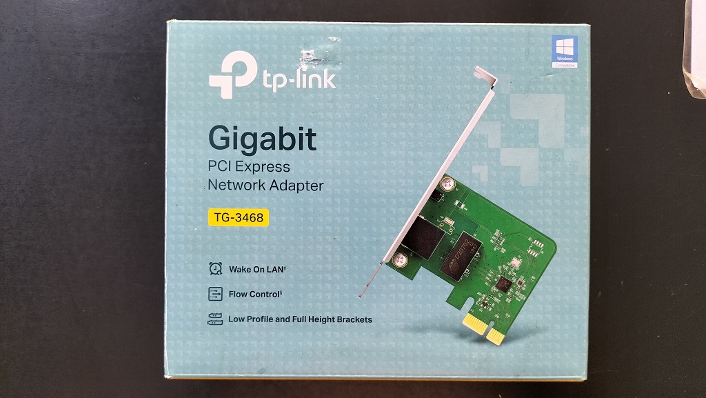 Bộ chuyển đổi mạng Gigabit PCI Express TG - 3468