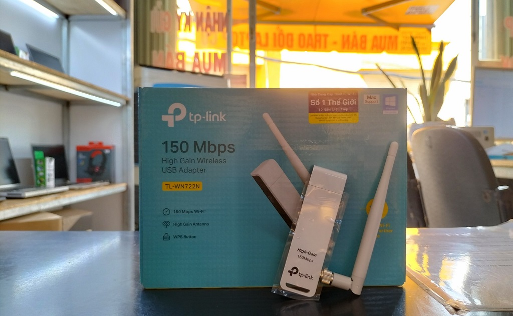 USB thu sóng Wifi TP-Link TL-WN722N 150Mbps Chính Hãng